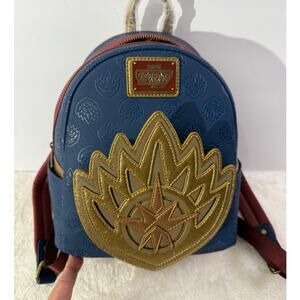 Loungefly Marvel Guardians of the Galaxy Vol 3 Ravager Badge Mini Backpack NWT